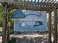 Carmel Valley Village, California sign