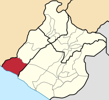 Location of Ite in the Jorge Basadre Province