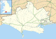 Pimperne is located in Dorset