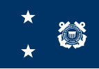 Flag of a Coast Guard rear admiral