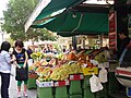 Fruit stalls in the mall