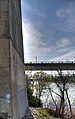 South pier of High Level Bridge, with Dudley B. Menzies Bridge in distance, May 2008