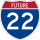 Future Interstate 22 marker