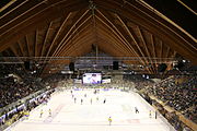 Eisstadion Davos (later renamed Vaillant Arena) during the 2006 Spengler Cup.