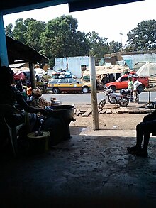 Market area in central Linsan