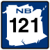 Route 121 marker