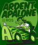 The logo for the ROS2 release Ardent Apalone.