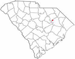 Location of Timmonsville in South Carolina