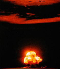 The first atomic test, "Trinity", took place on July 16, 1945.