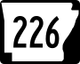Highway 226 marker