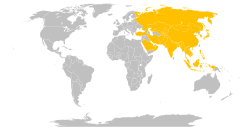 Member states in yellow