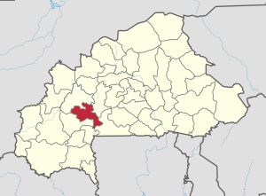 Location in Burkina Faso