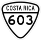 National Tertiary Route 603 shield}}