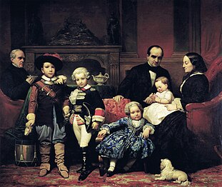 家族，1854年
