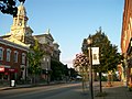 Downtown St. Clairsville, Ohio, a historic district. On the NRHP.