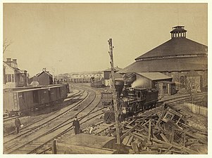 The O&A depot and roundhouse in Alexandria were located in today's Carlyle/Eisenhower East area