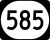 Kentucky Route 585 marker