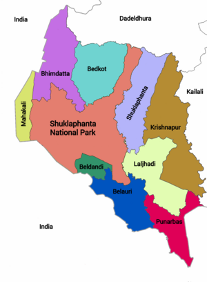   Bedkot municipality in Kanchanpur district