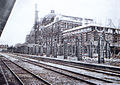 1924年建設中的京城站