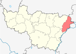 戈羅霍韋茨區的位置