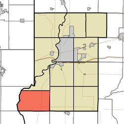 Location in Vigo County