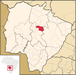 Location in Mato Grosso do Sul state