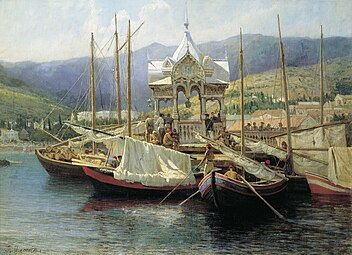 A Wharf in Yalta (1890)