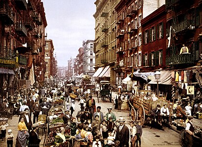 Mulberry Street, New York City c.1900