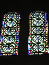 Upper windows in nave