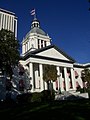 The old Florida Capitol Building with the new building in the top-left background. (on my account at Wikimedia Commons).