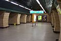 Middle tunnel of metro station