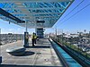 The platform at Redondo Beach station