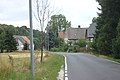 Road with houses