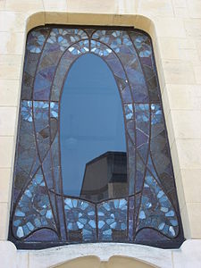 Window of the Villa Majorelle by Jacques Grüber (1907–08)