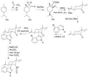 Hapalindol U Baran 2007 Protecting-group-free synthesis