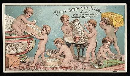 Advert for Ayers Cathartic Pills