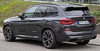 BMW X3 M Competition rear