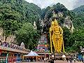 Batu Caves in Selangor, Malaysia. A series of caves and cave temples.