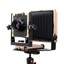 Intrepid 4x5 MK5 Camera with black bellows