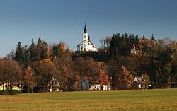 View towards the Church of St. Ignatius of Loyola