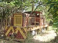 Remnants of a train in the Mercedita Refinery in Ponce, Puerto Rico