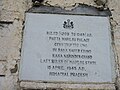 Milestone of establishment of Palace and fort of Mahlog State, under Simla Hill States, Himachal Pradesh,India