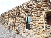 The main building of the Wranglers Roost Stagecoach Stop