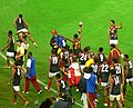 Papua New Guinea celebrates its International Cup win in 2008