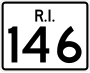 Route 146 marker