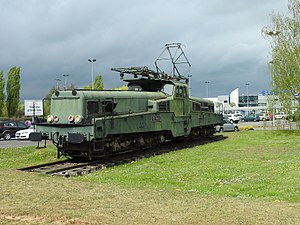 Locomotive on display
