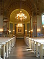 Interior of the church