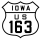 U.S. Highway 163 marker