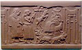 Image 38Domesticated animals on a Sumerian cylinder seal, 2500 BC (from History of agriculture)