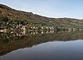 Vaňov, view to the village at the Elbe from Brná (Ústí nad Labem)